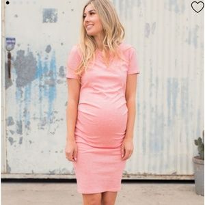 NWT Pinkblush Fitted Maternity Dress